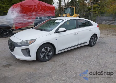 2017 Hyundai Ioniq Hybrid Sel z USA, uszkodzony, nr VIN KMHC75LC2HU021900
